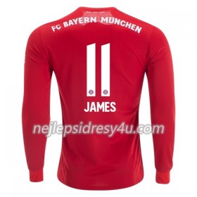 Fotbalový Dres FC Bayern Mnichov James Rodriguez 11 Domácí 2019/20 Dlouhý Rukáv
